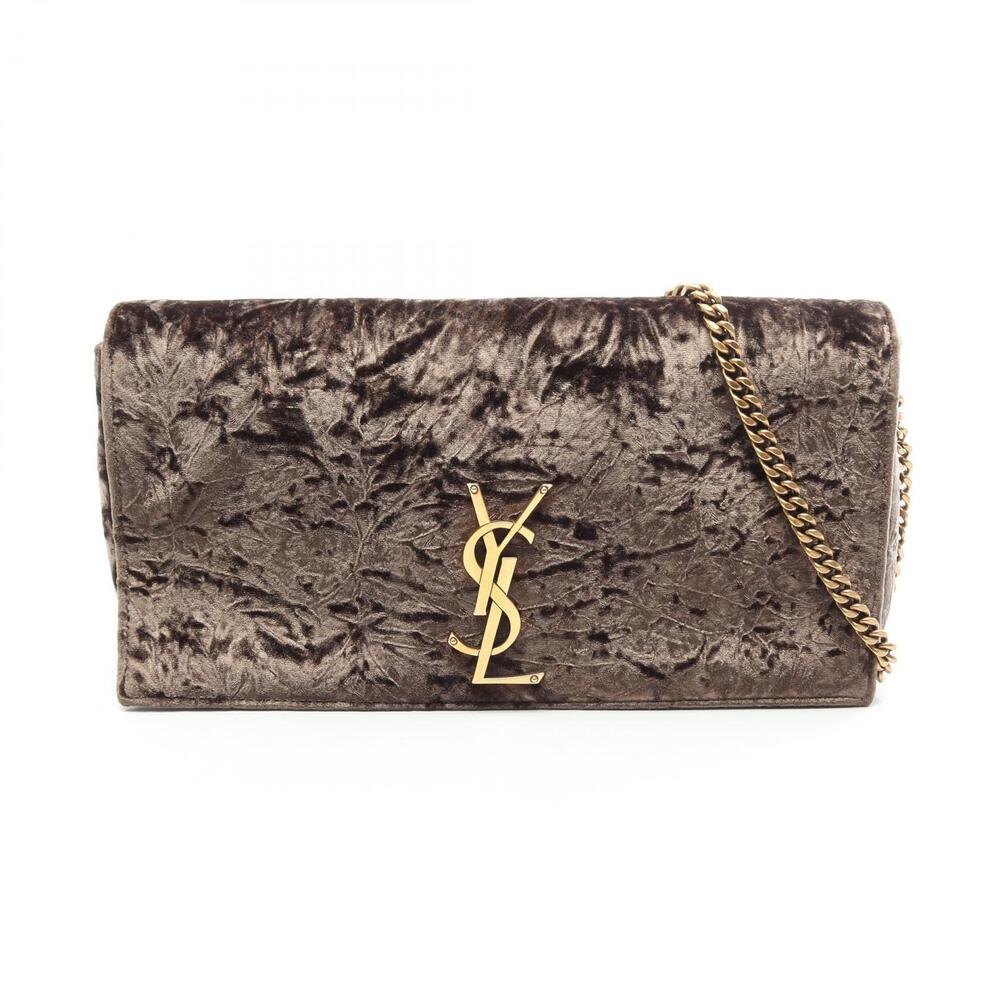 Saint Laurent Paris Kate Leather Shoulder Bag Brown